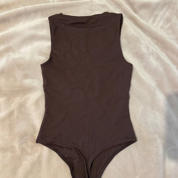 Aritzia Brown Sculpting Bodysuit - Picture 3 of 5